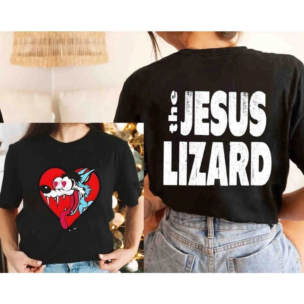 The Jesus Lizard Black Shirt Jesus Lizard 2 Sided T Shirt